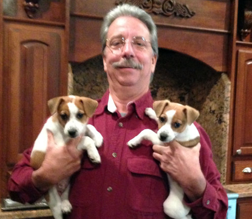 Jess Holding Puppies Jess Holding Puppies